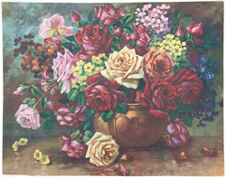 Original vintage calendar/poster prints of florals from 1910s-1940s